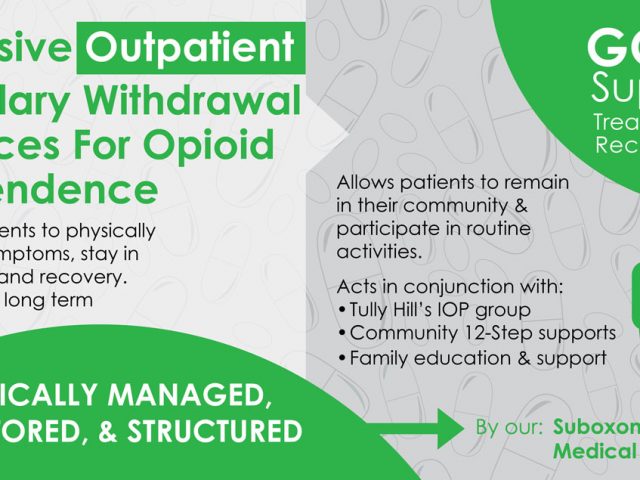 NEW!  Outpatient Ancillary Withdrawal Service for Opioids